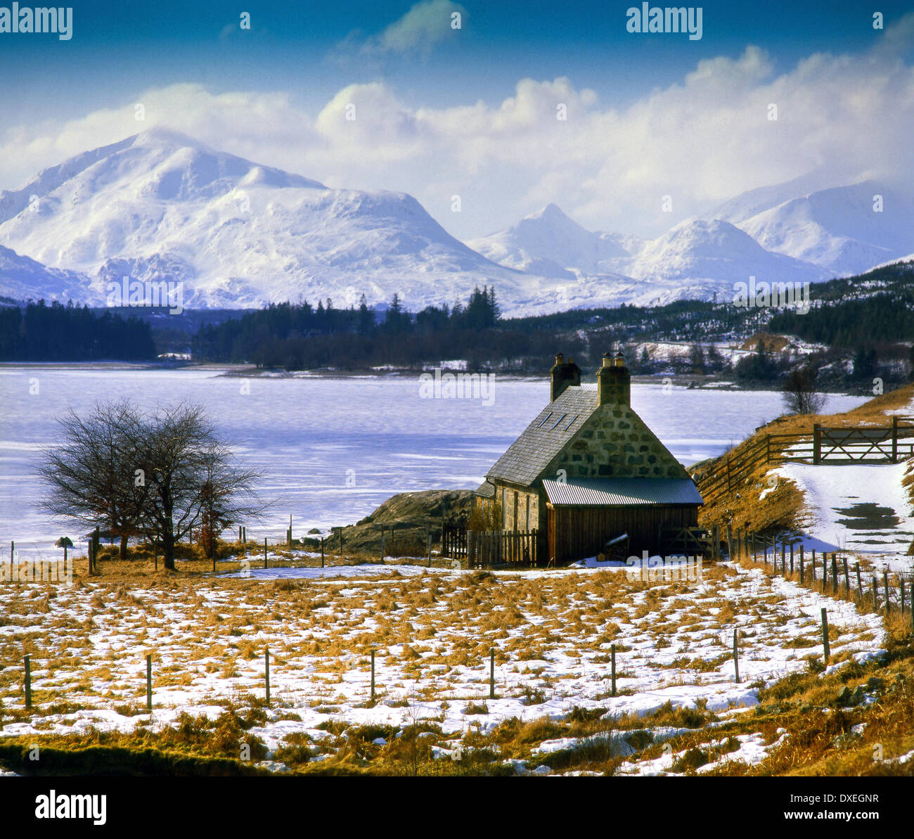 Laggan croft, badenoch, Scottish Highlands Stock Photo Alamy