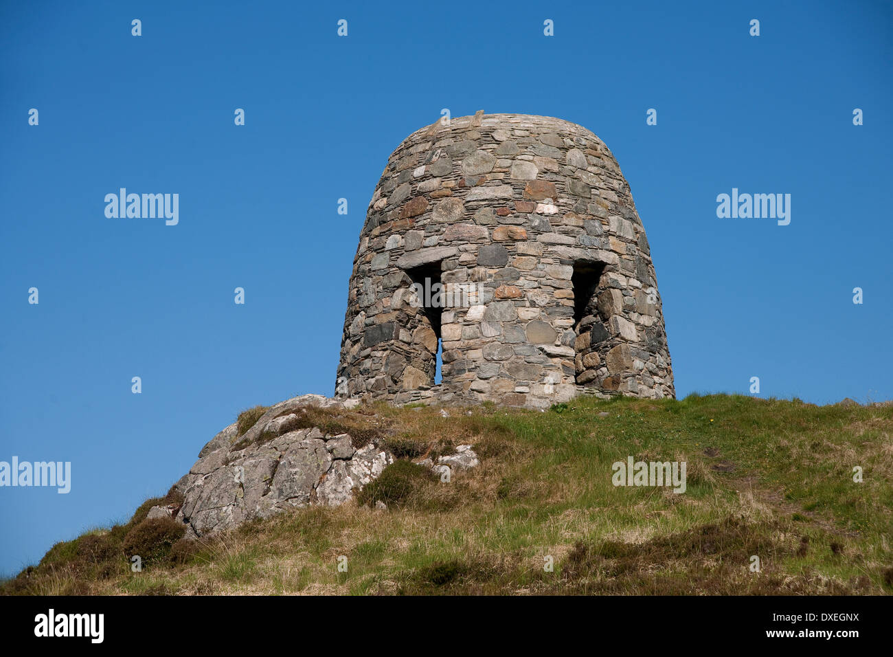 The Pairc memorial or land raiders monument situated at Balallan Island