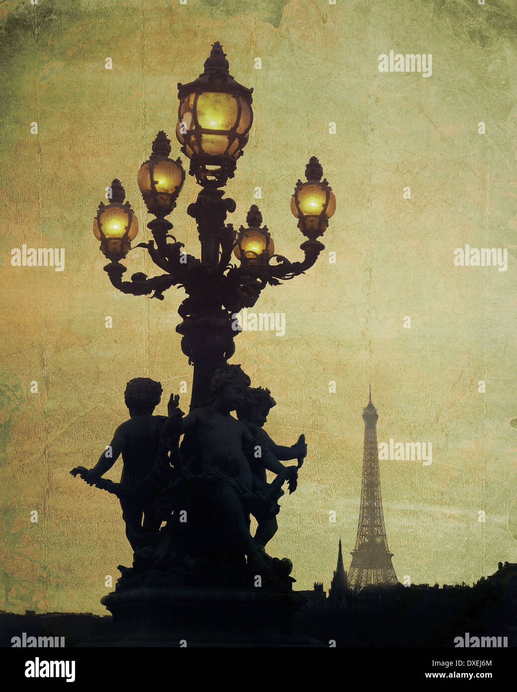 DIGITAL ART: Paris (France Stock Photo - Alamy
