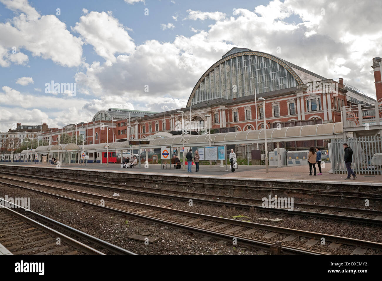 Kensington Olympia Tube station in London UK Stock Photo - Alamy