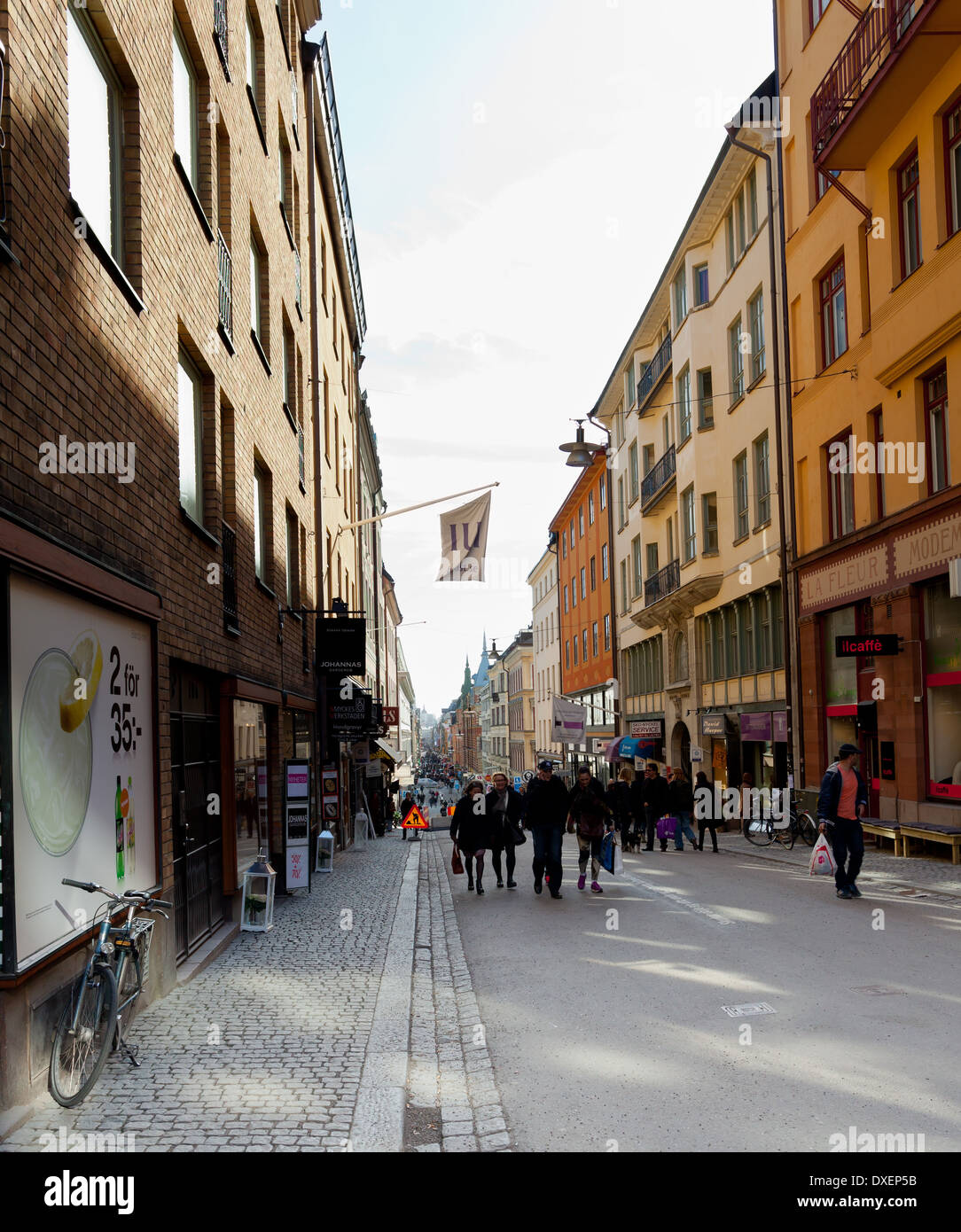 Stockholm, Sweden - Drottninggatan, Norrmalam Stock Photo