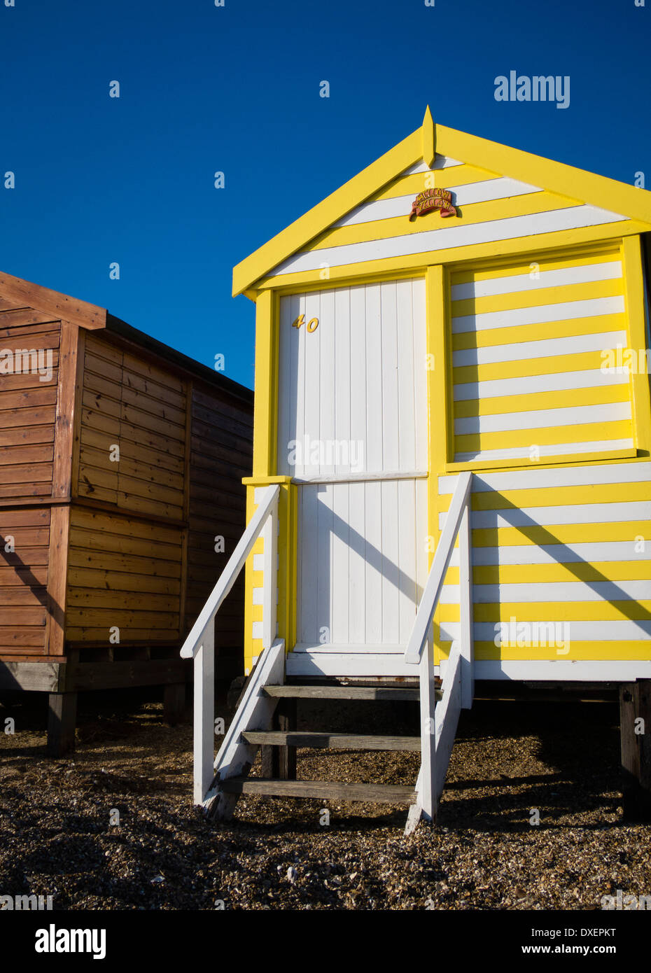 Beach Huts In Southend South East England Stock Photo 67937292