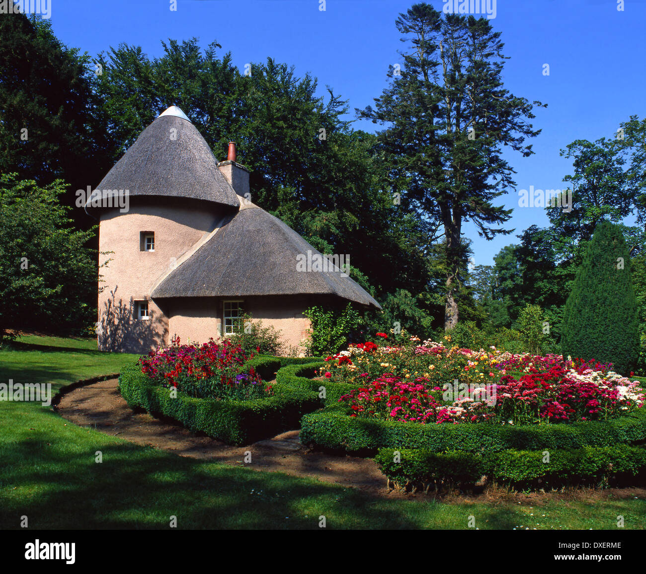 Tea House, Gordon, Berwickshire Stock Photo Alamy
