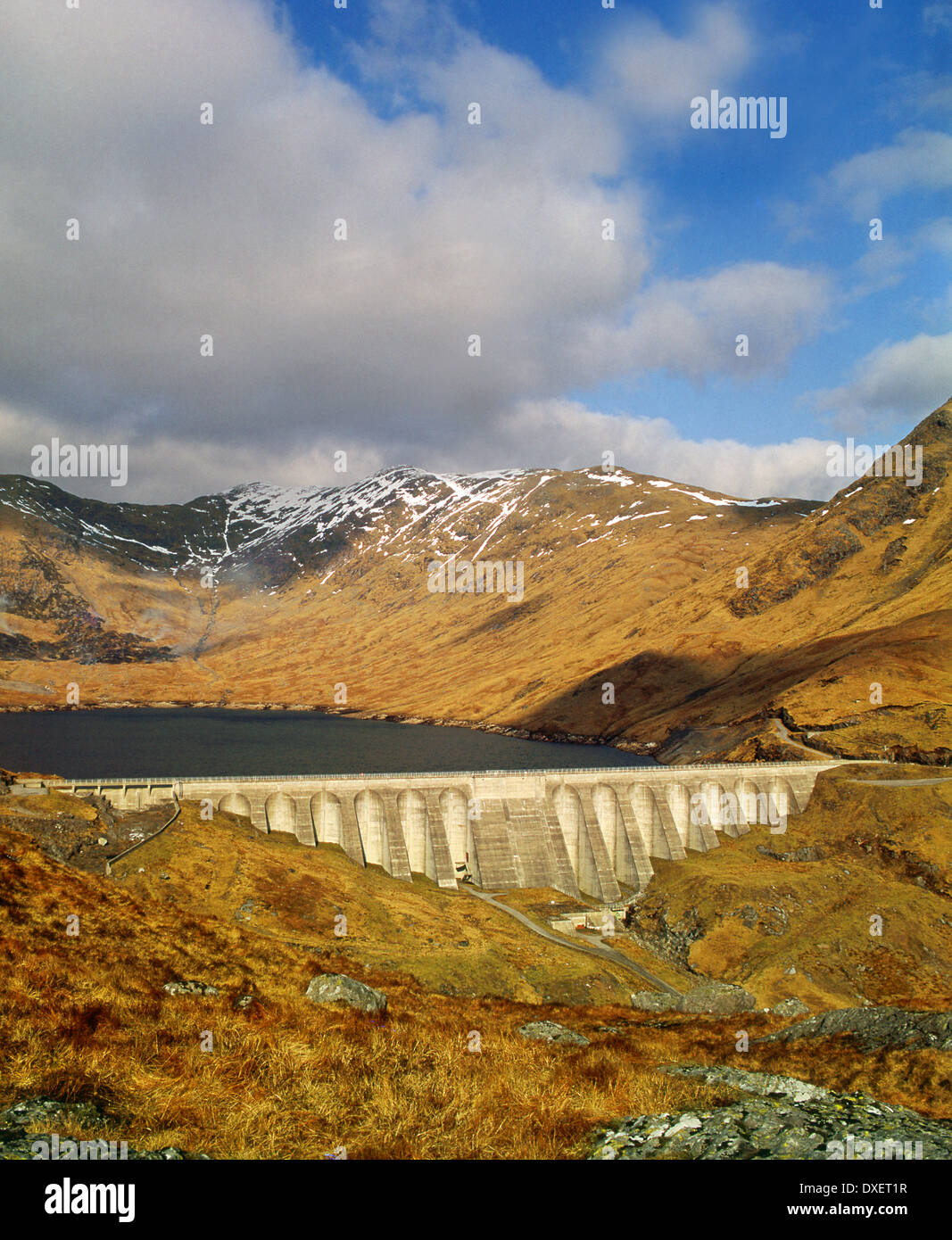 The hydro electric dam situated on Ben Cruachan,Argyllshire. Stock Photo