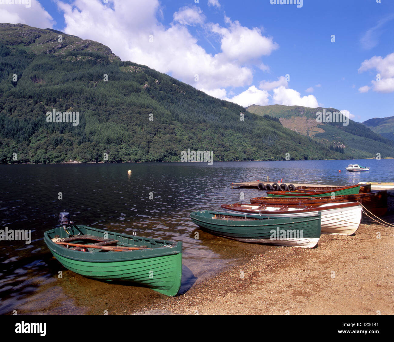 Loch Eck from coylet inn by dunoon argyll Stock Photo Alamy