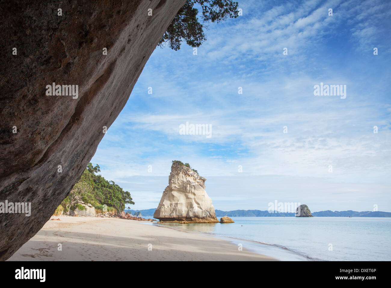 Cathedral Cove, Coromandel Peninsula, North Island, New Zealand Stock Photo