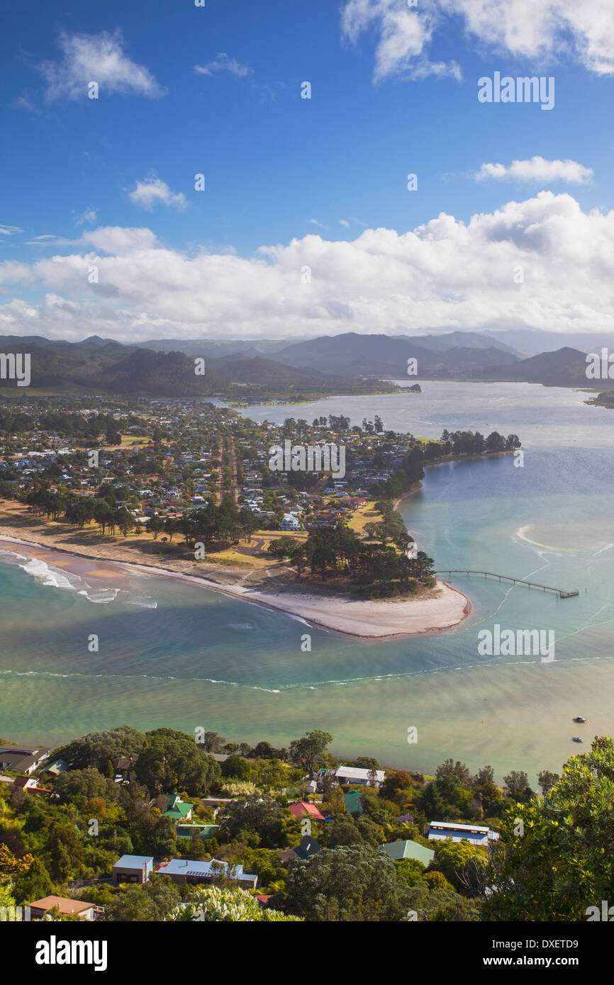 View of Pauanui, Tairua, Coromandel Peninsula, North Island, New Zealand Stock Photo