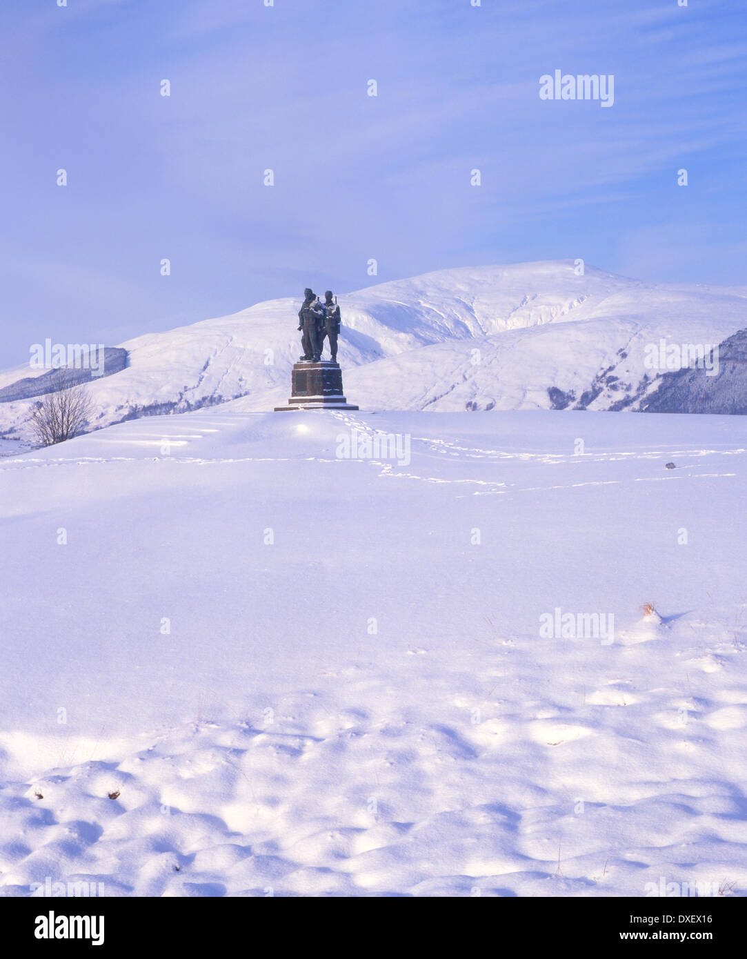 Commando memorial,Spean Bridge,Lochaber,West Highlands. Stock Photo
