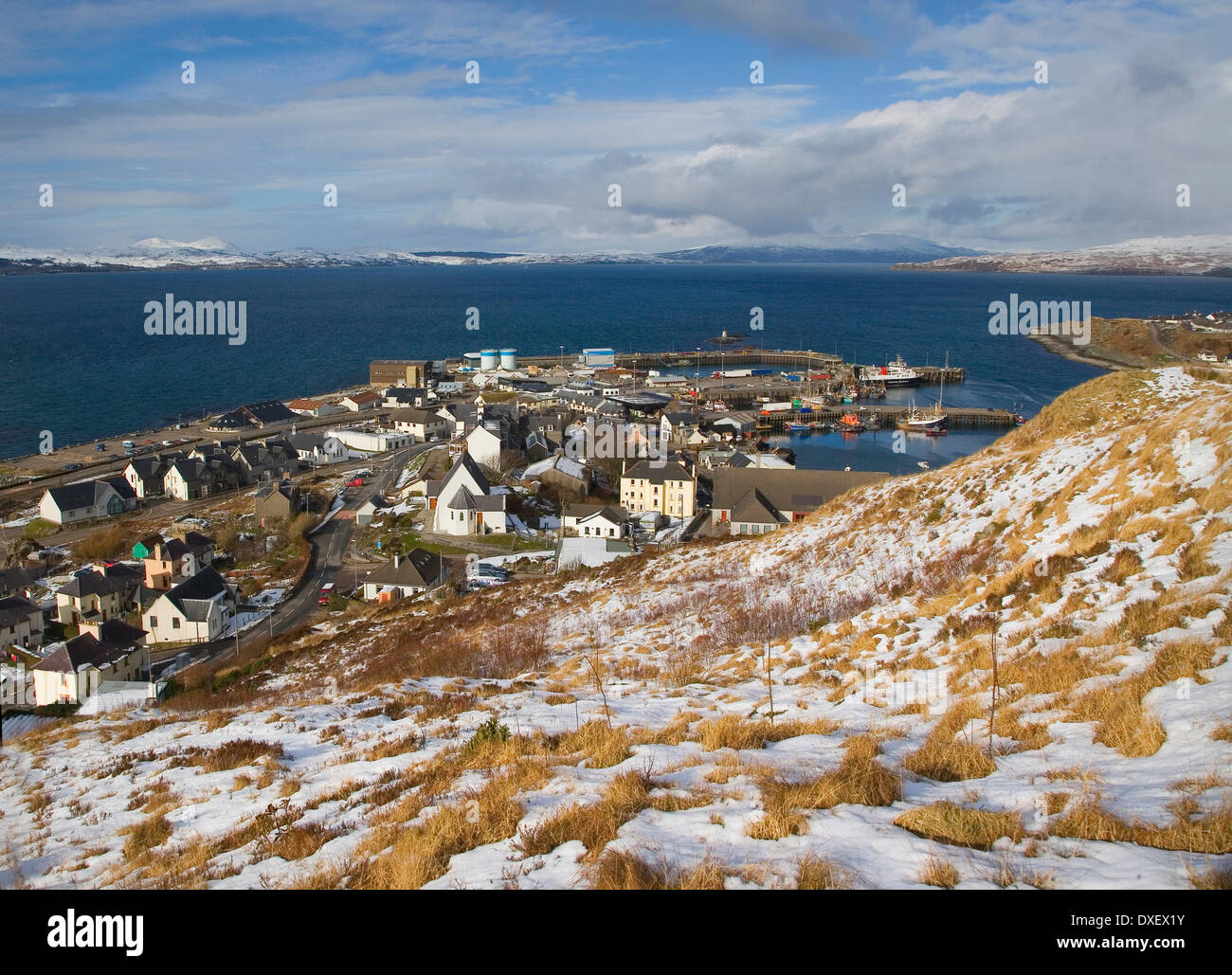 Mallaig Harbour Winter Stock Photos Mallaig Harbour Winter Stock