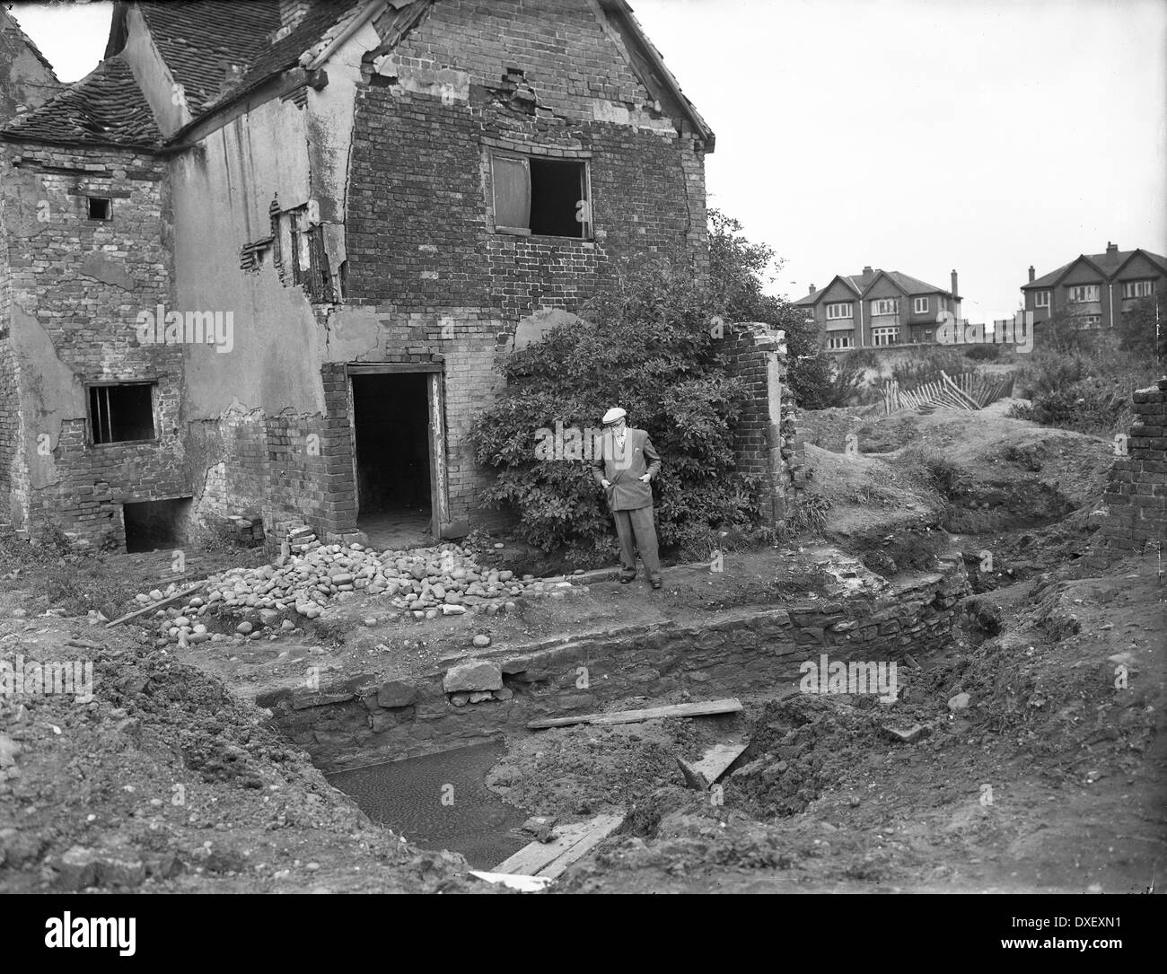 Old Hall or Manor House West Bromwich after restoration work revealed