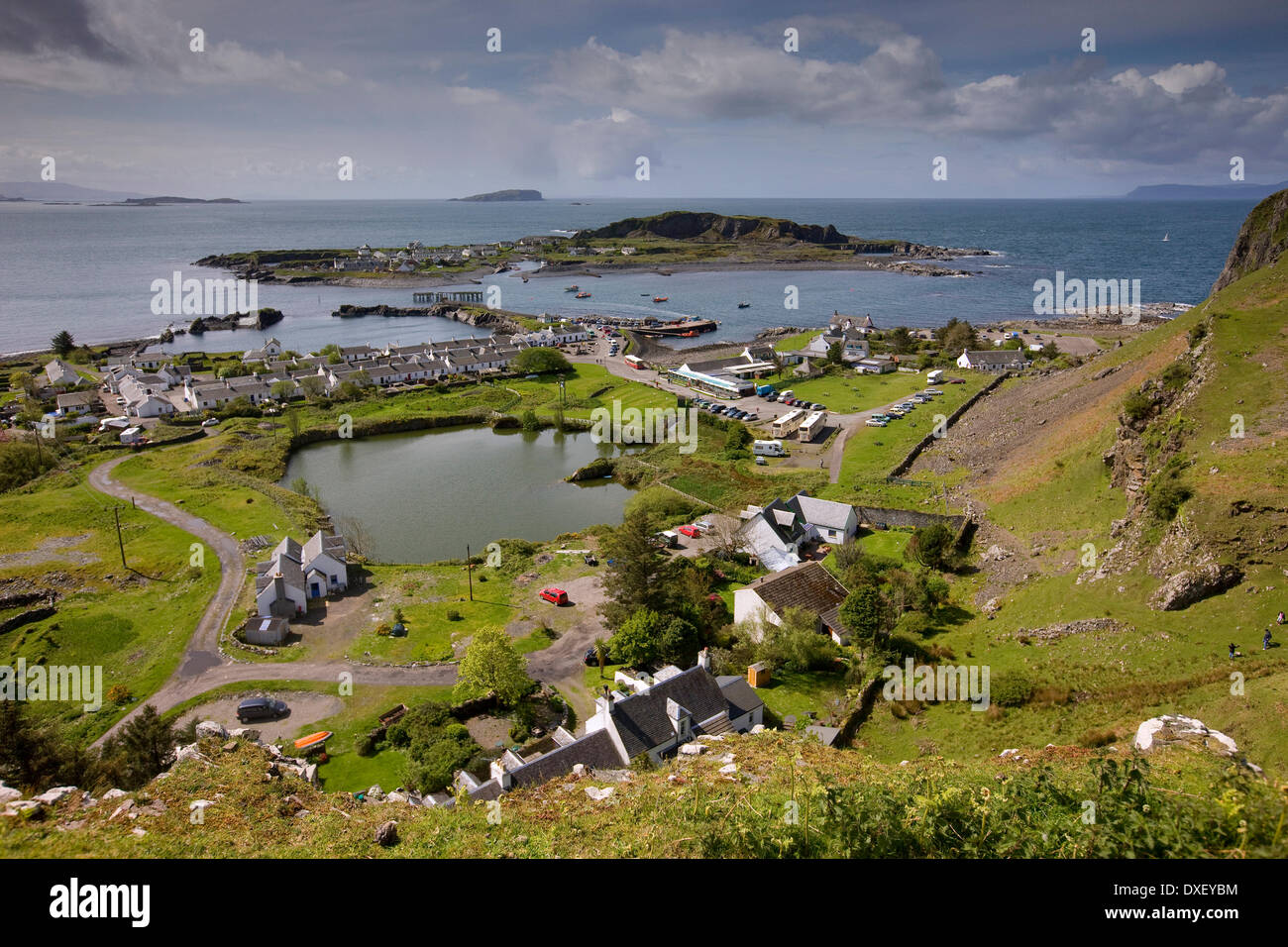 Easdale and Seil Island, Argyll Stock Photo