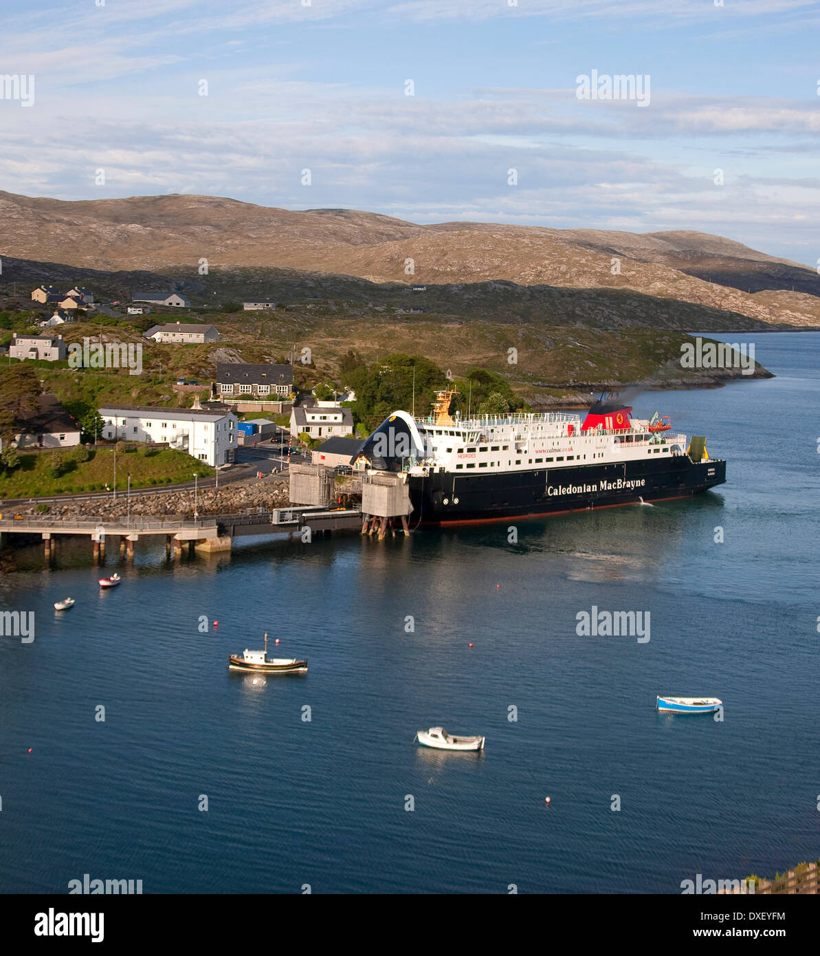Tarbert-harbour,Isle-of-harris,outer-hebrides Stock Photo