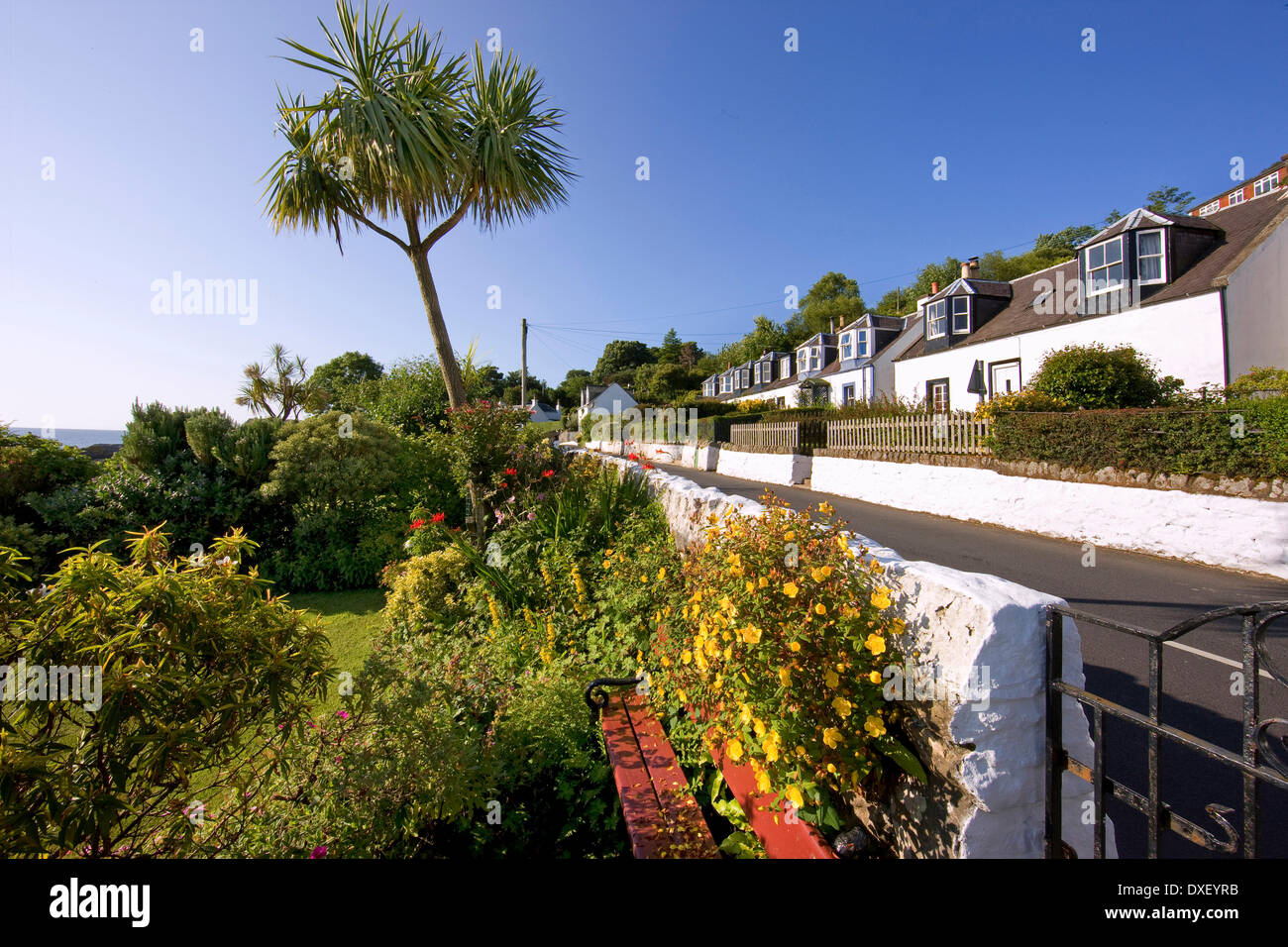 Corrie Village, isle of Arran Stock Photo Alamy