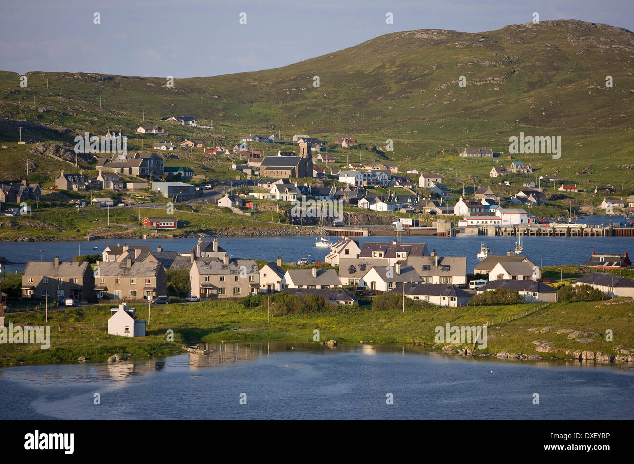 Castlebay, Isle of Barra Stock Photo Alamy