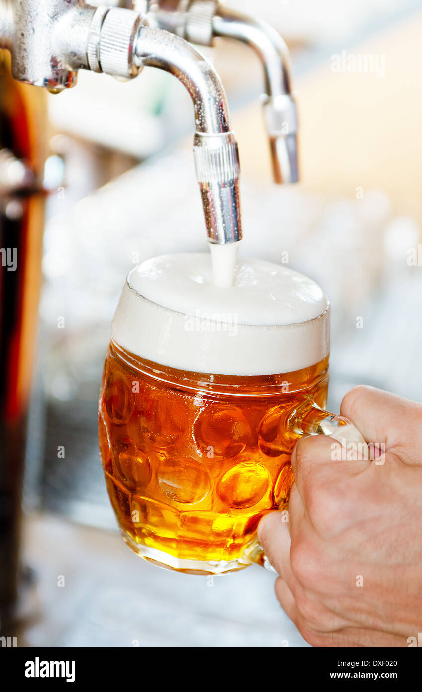beer on tap Stock Photo Alamy