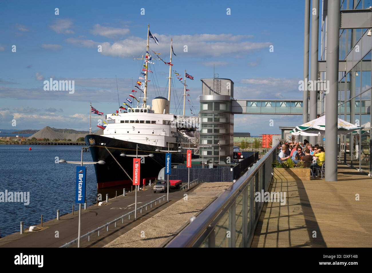 Royal Yacht britannia, Ocean Terminal, Edinburgh Stock Photo 67942347