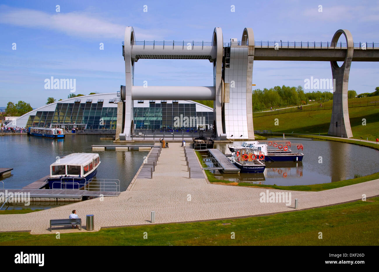 The Falkirk wheel Stock Photo