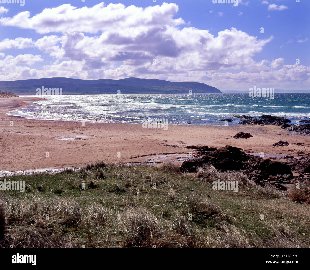 Machrihanish bay and the mull of Kintyre Argyll Stock Photo Alamy