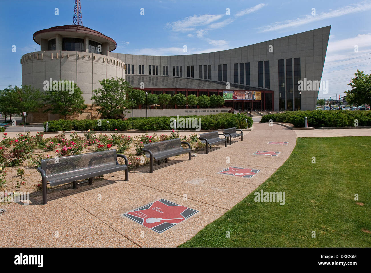 Nashville's Country Music Hall of fame, TN, USA Stock Photo