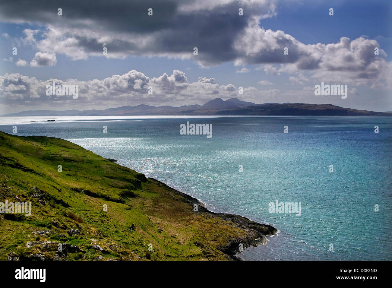 North west corner of Keills to the isle of Jura, Argyll Stock Photo Alamy