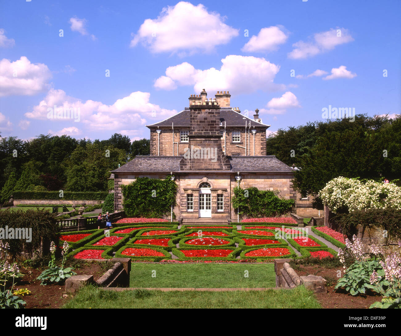 Pollock House and garden by William Adam, Pollock Country Park, Glasgow.city of glasgow. Stock Photo
