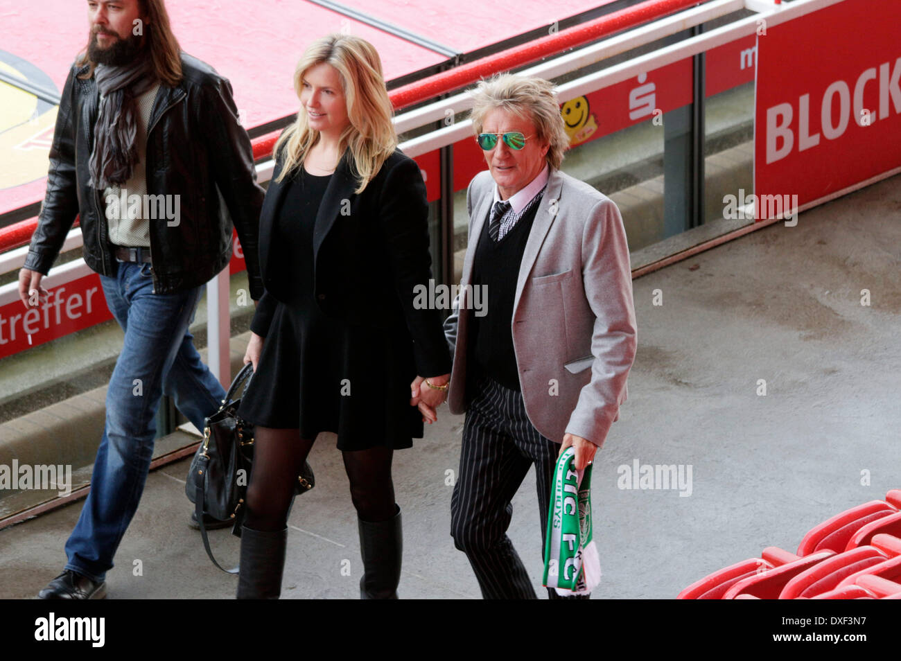 Rod Stewart and his wife Penny Lancaster are in Berlin on the occasion ...