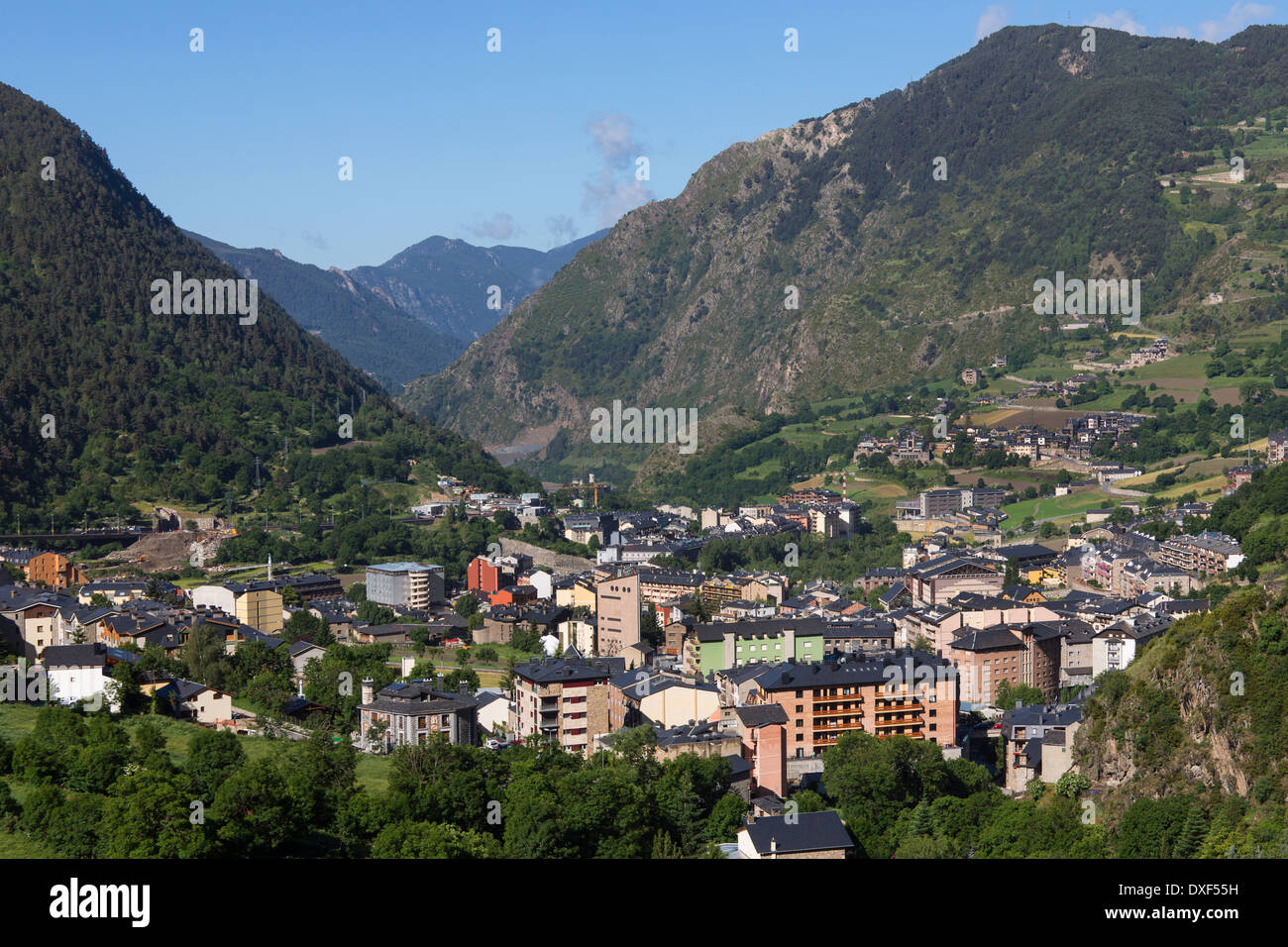 Andorra La Vella - Andorra Stock Photo