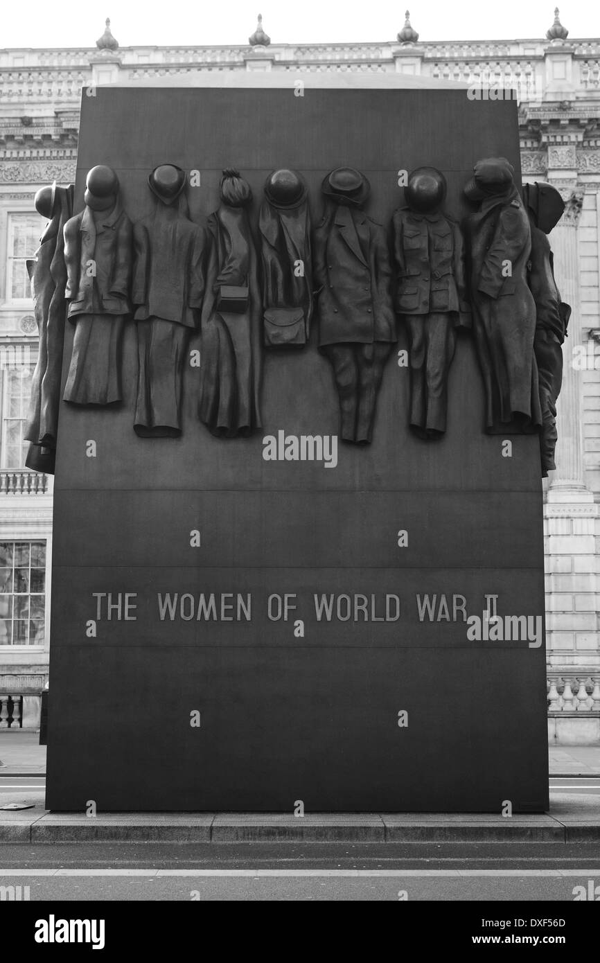 Women of world war 2 memorial Stock Photo