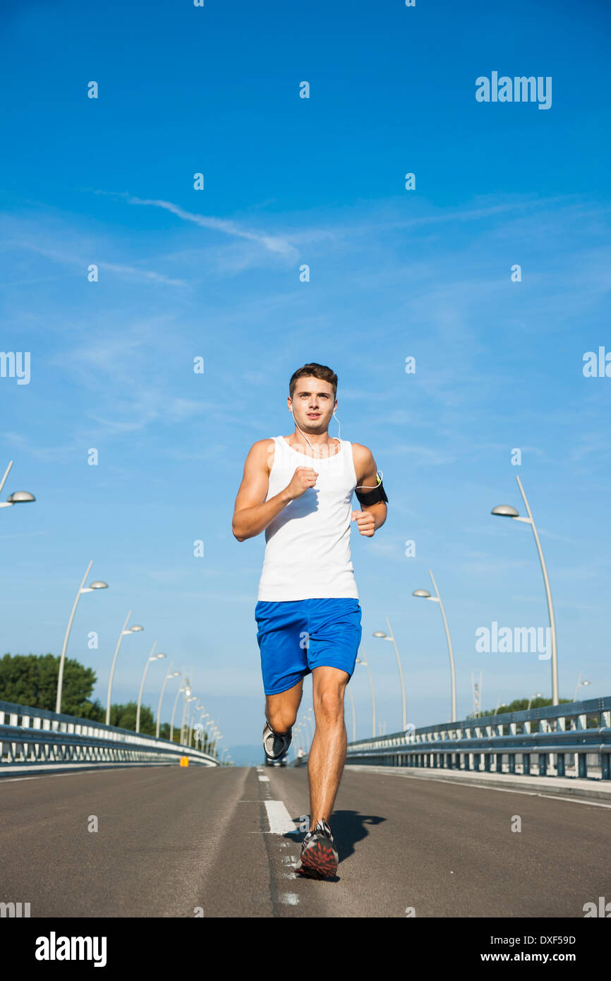 Old man running young hi-res stock photography and images - Alamy