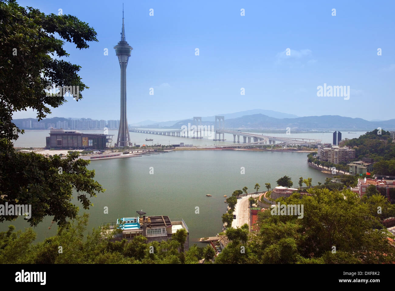 Macau on the western side of the Pearl River Delta Stock Photo - Alamy
