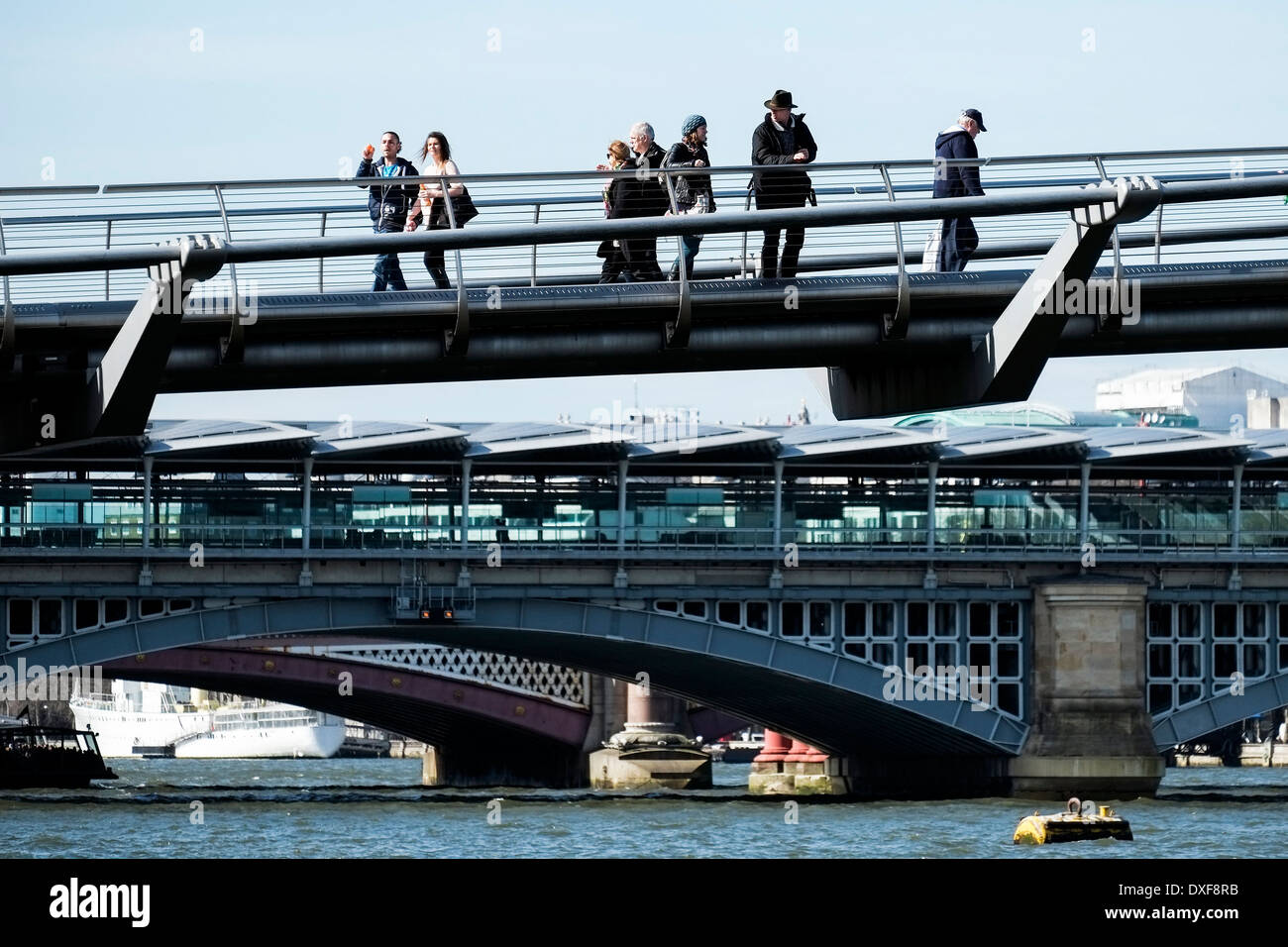 Bridges over the River Thames Stock Photo Alamy