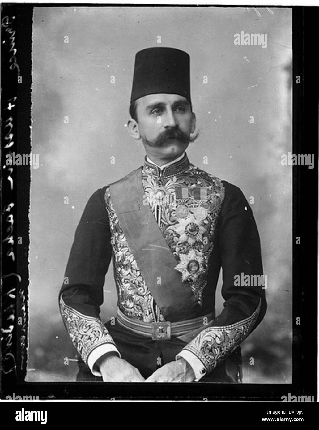 Egypt Prince Hussein Pacha (Khedive ) ( ) Stock Photo