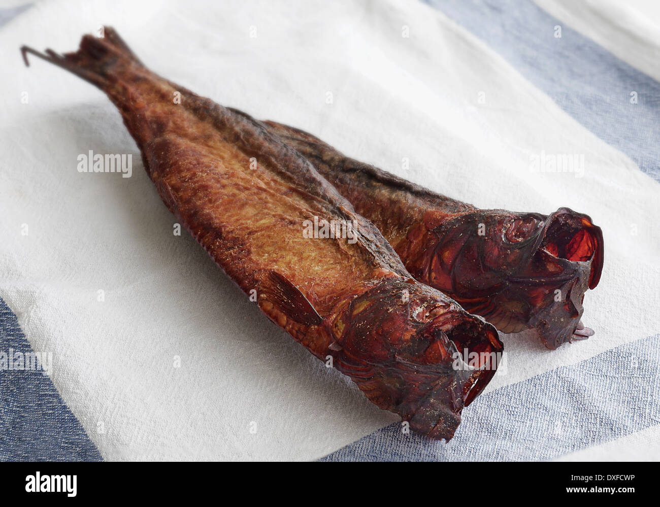 Smoked, Dried and Salted Fish Stock Photo Alamy