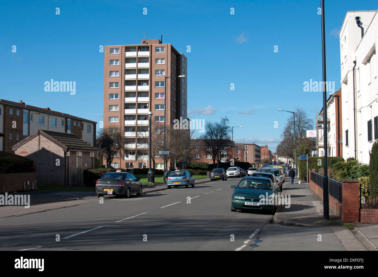 Brunswick Street, Leamington Spa, Warwickshire, England, UK Stock Photo