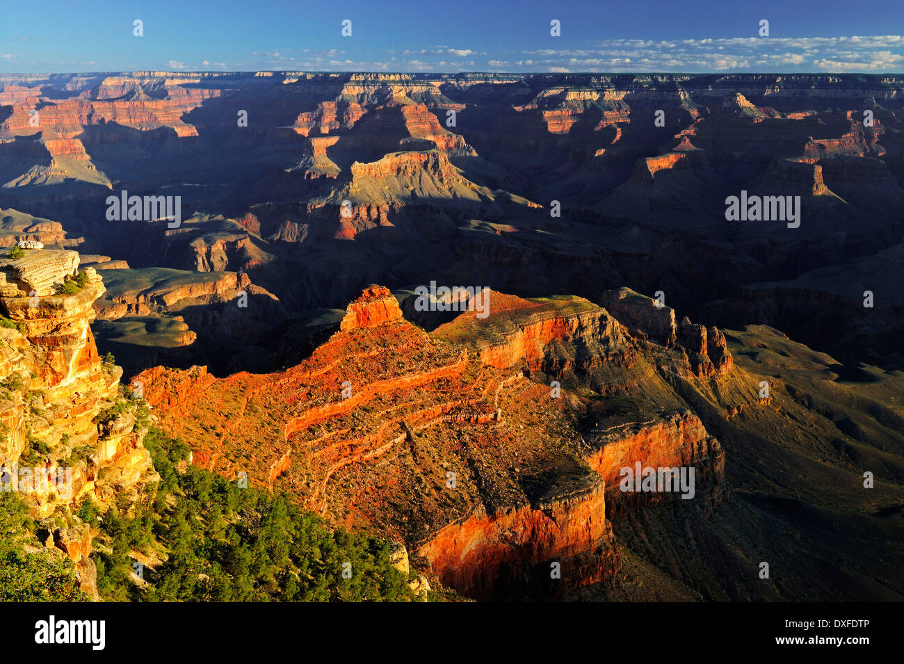 South Rim, Yaki Point, Grand Canyon National Park, Arizona, USA Stock Photo