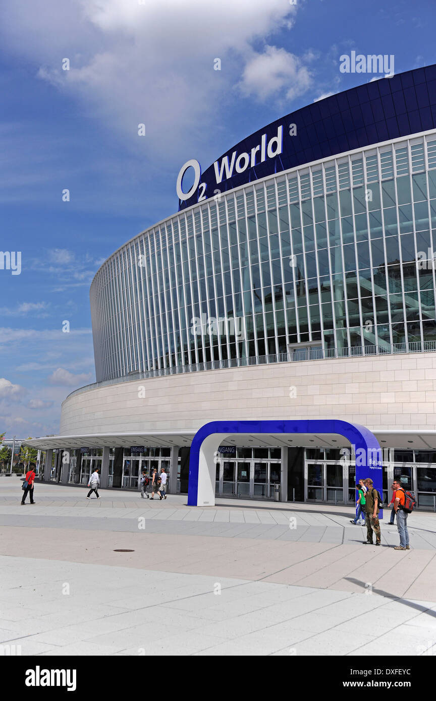 O2 World, Multi-purpose hall for up to 17000 spectators, Berlin, Germany Stock Photo