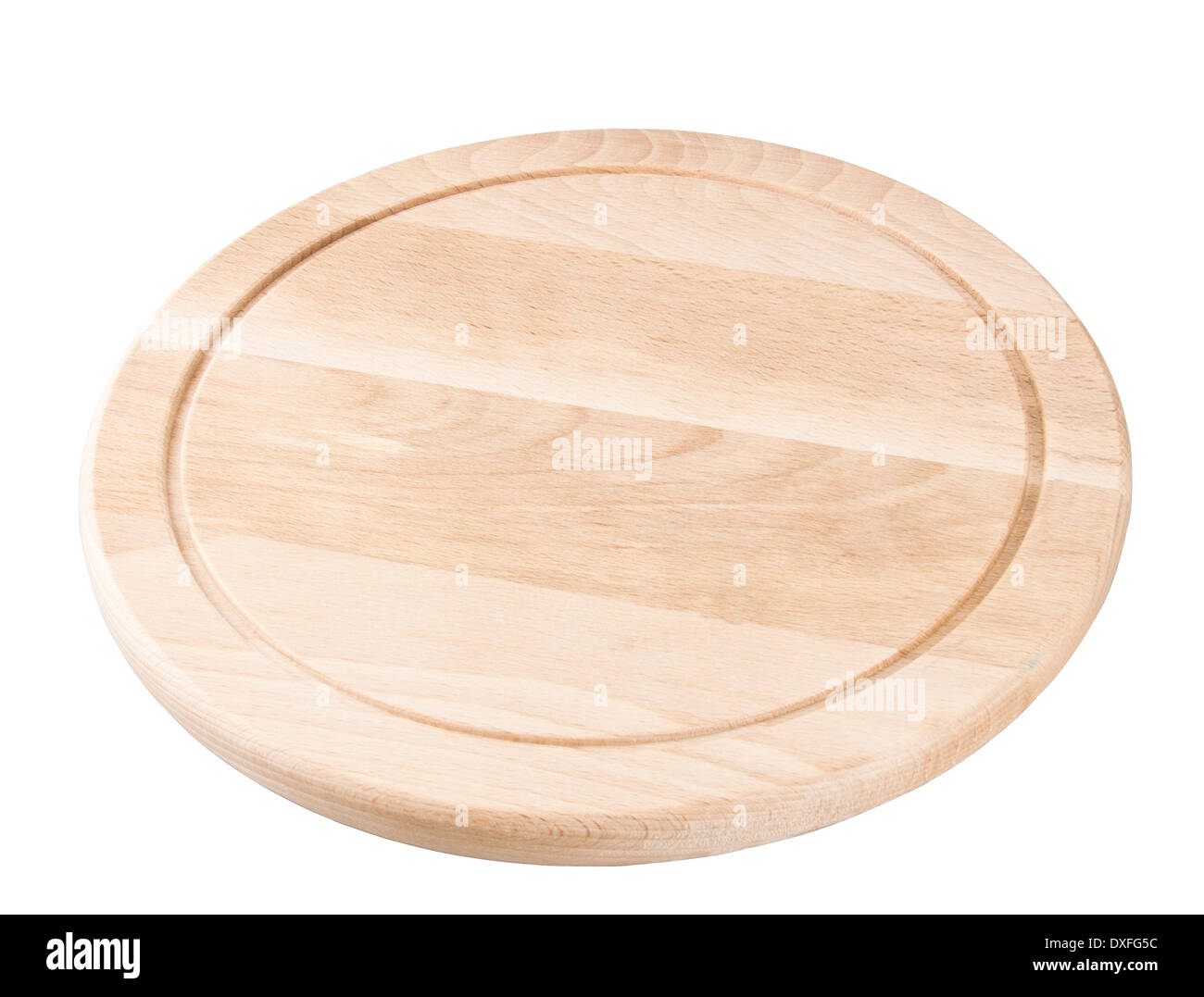 chopping board isolated on the white background Stock Photo