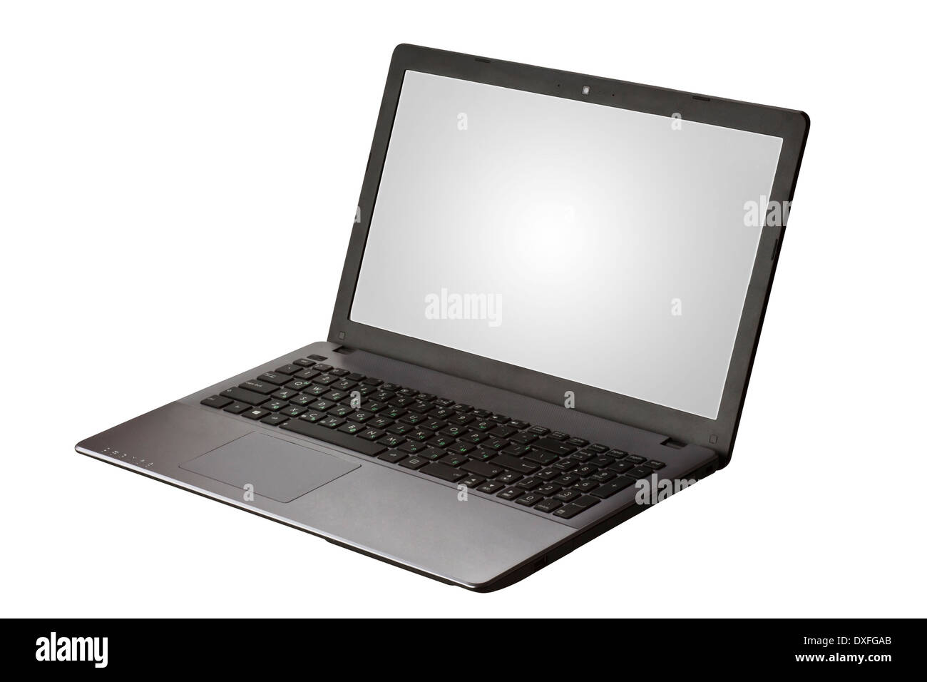 Laptop isolated on the white background Stock Photo - Alamy