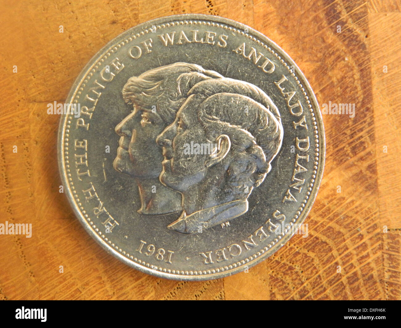 UK Crown Depicting Royal Wedding Stock Photo