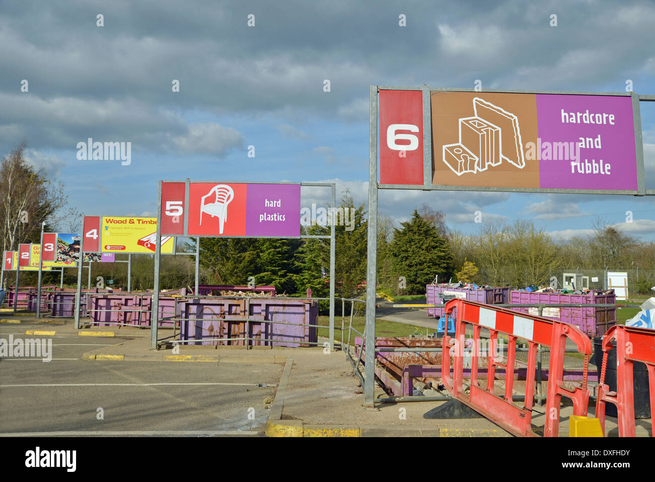 Wast Recycling Center Stock Photo