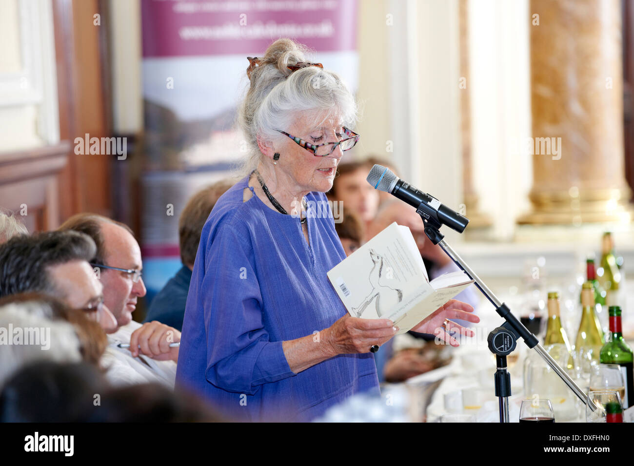 Phyllida Law, Oldie Literary Lunch 11/06/13 Stock Photo