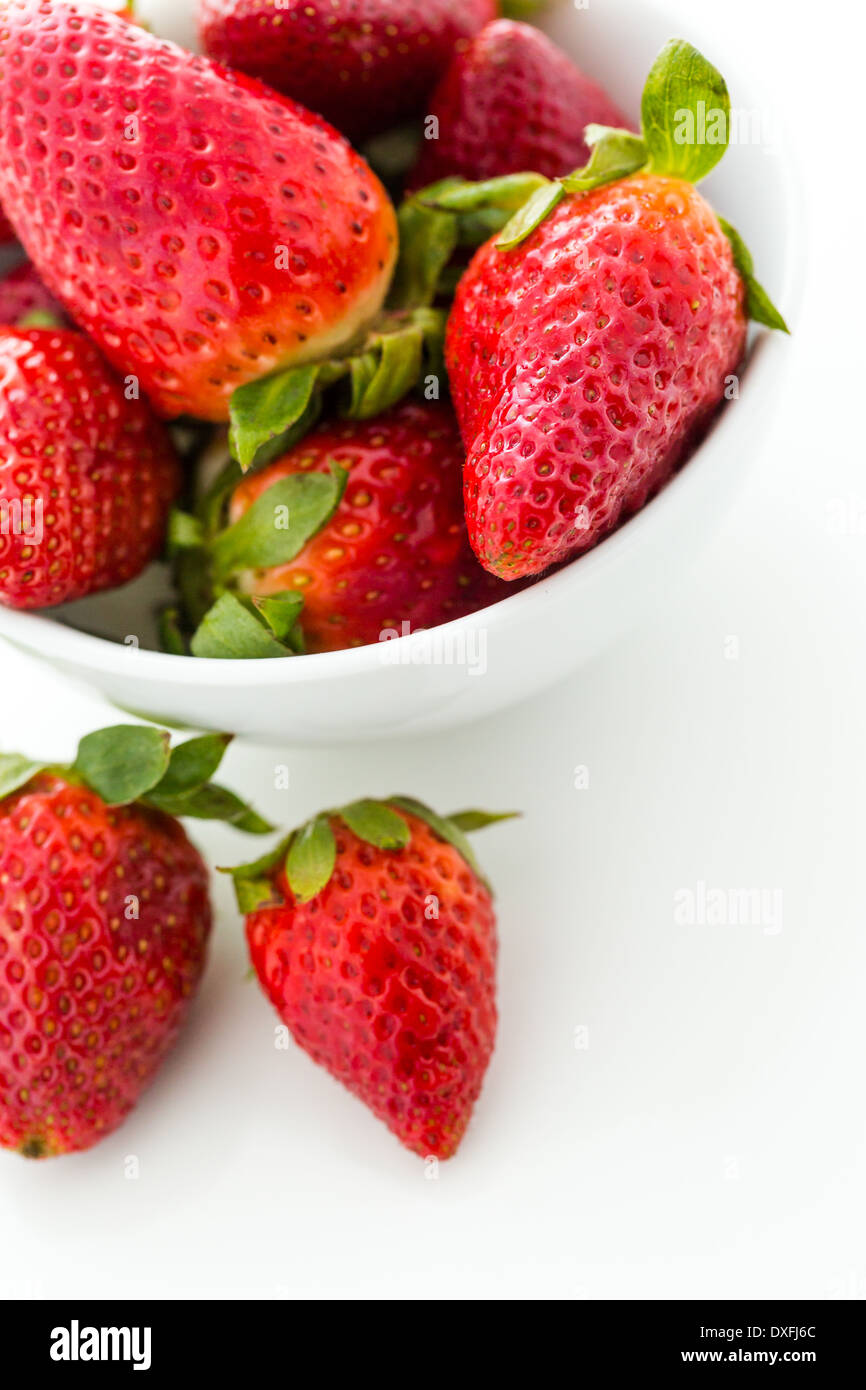 Fresh strawberries from local organic garden Stock Photo - Alamy