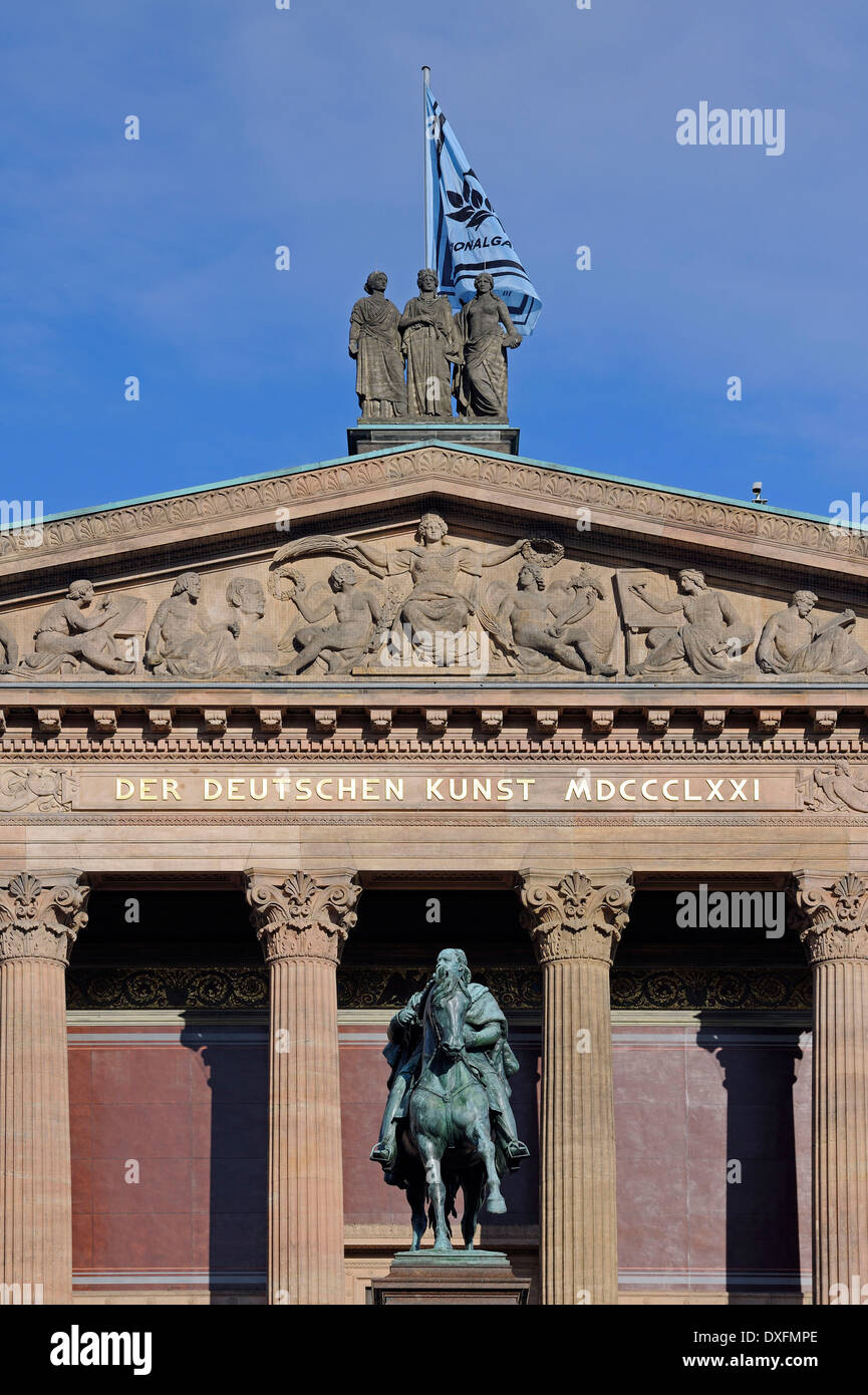 Alte Nationalgalerie, Berlin, Germany / Old national gallery Stock Photo