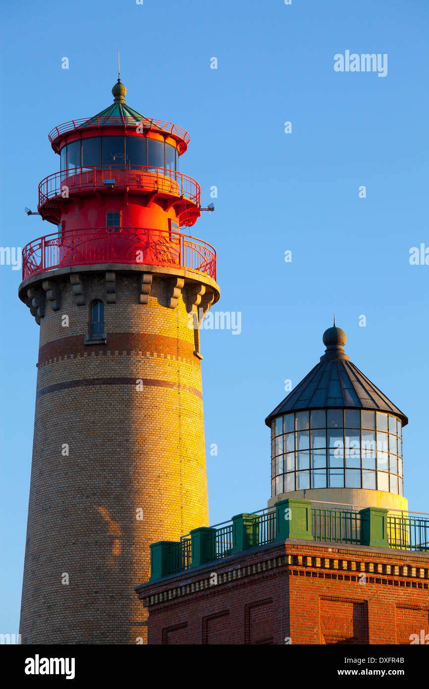 Historic Kap Arkona Lighthouse, Baltic Coast, Rugen, Germany Stock Photo