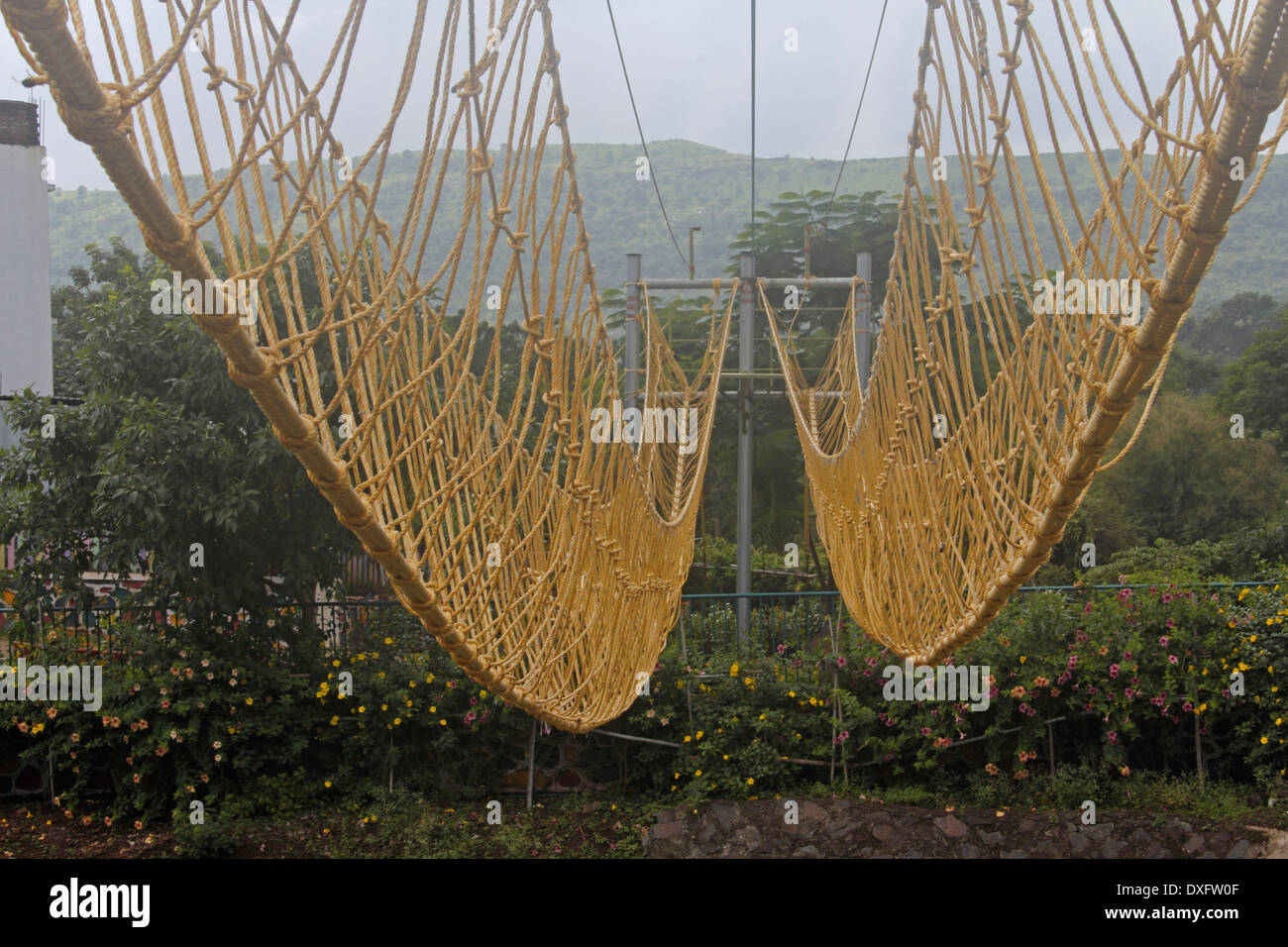 Rope Way, River Crossing Stock Photo 67961055 Alamy