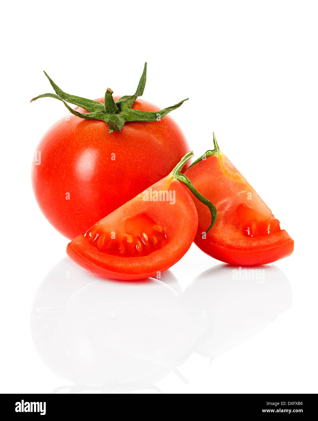tomato close up on white background Stock Photo - Alamy
