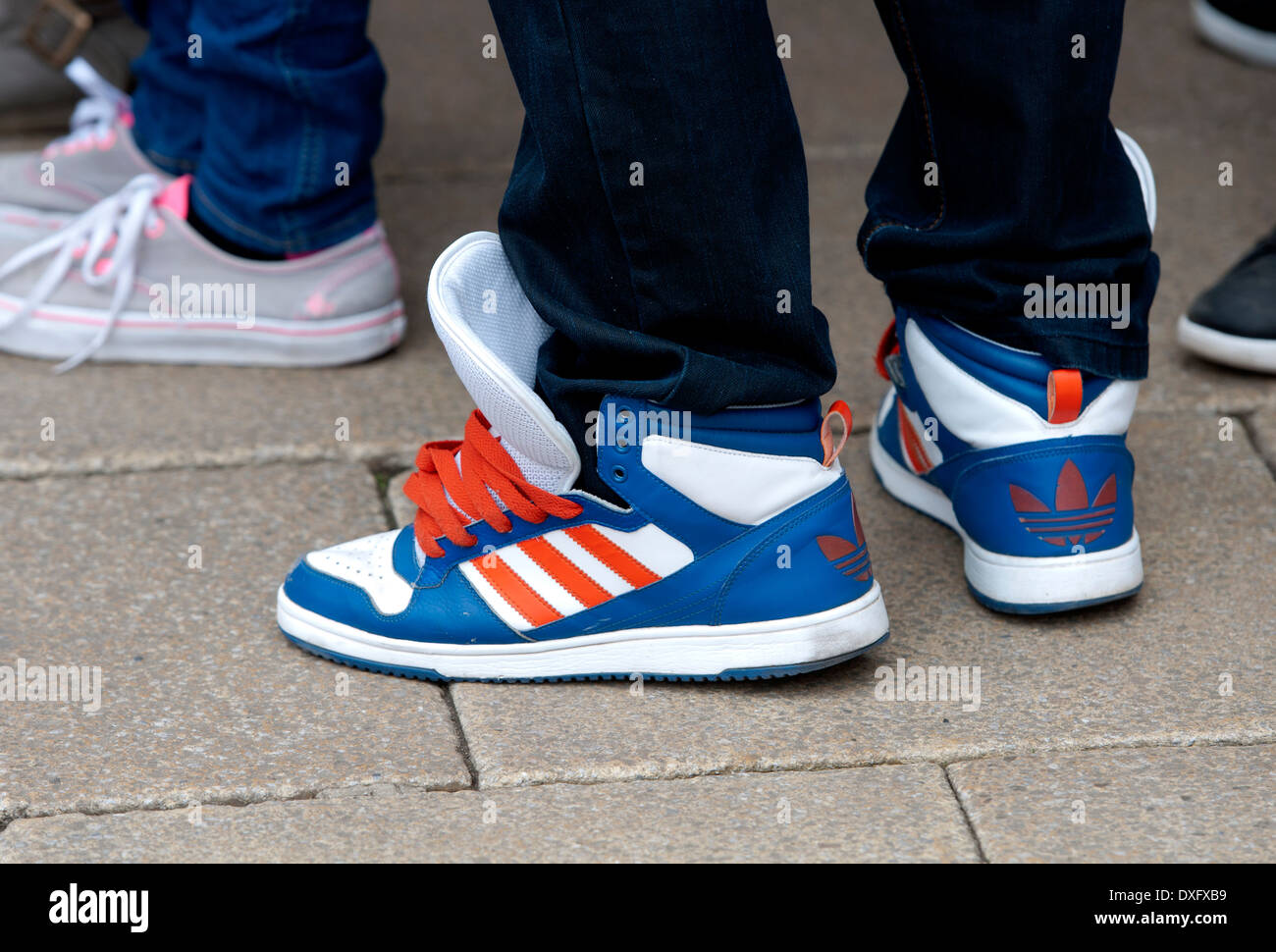 Adidas trainers hi-res stock photography and images - Alamy
