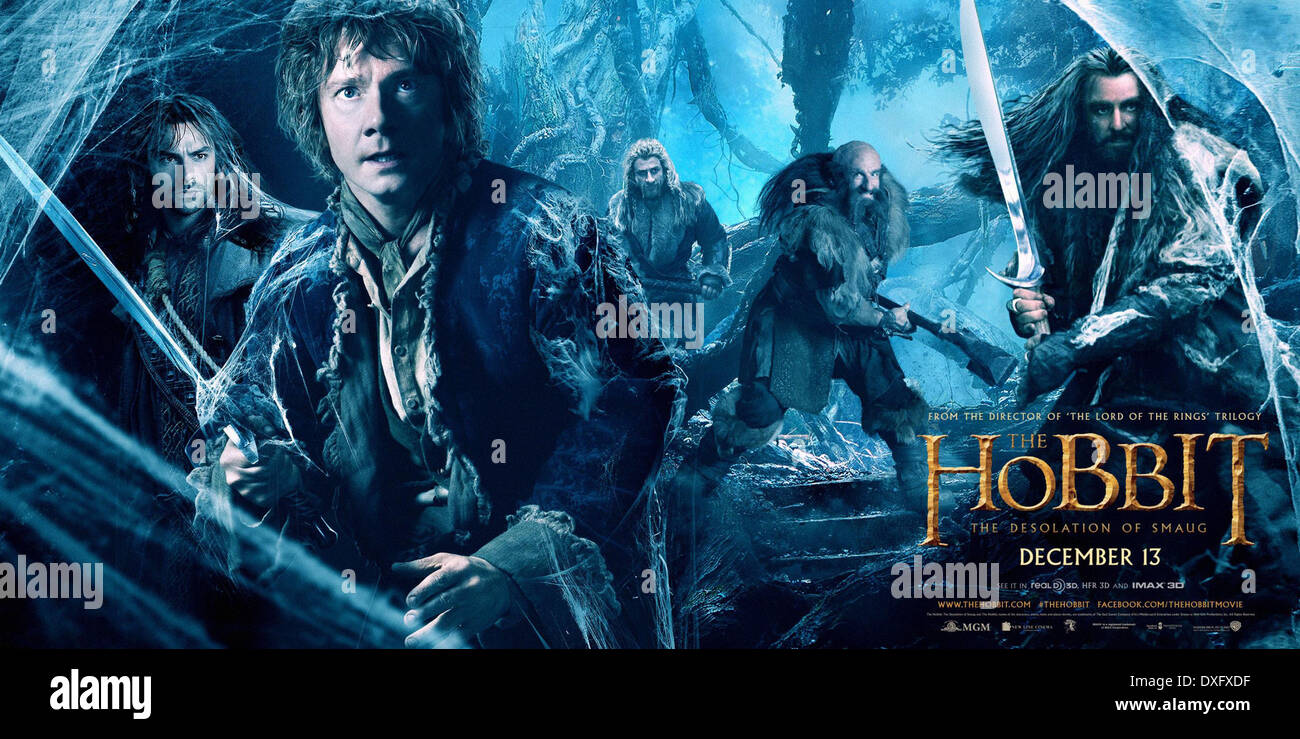 The Hobbit : The Desolation of Smaug Stock Photo