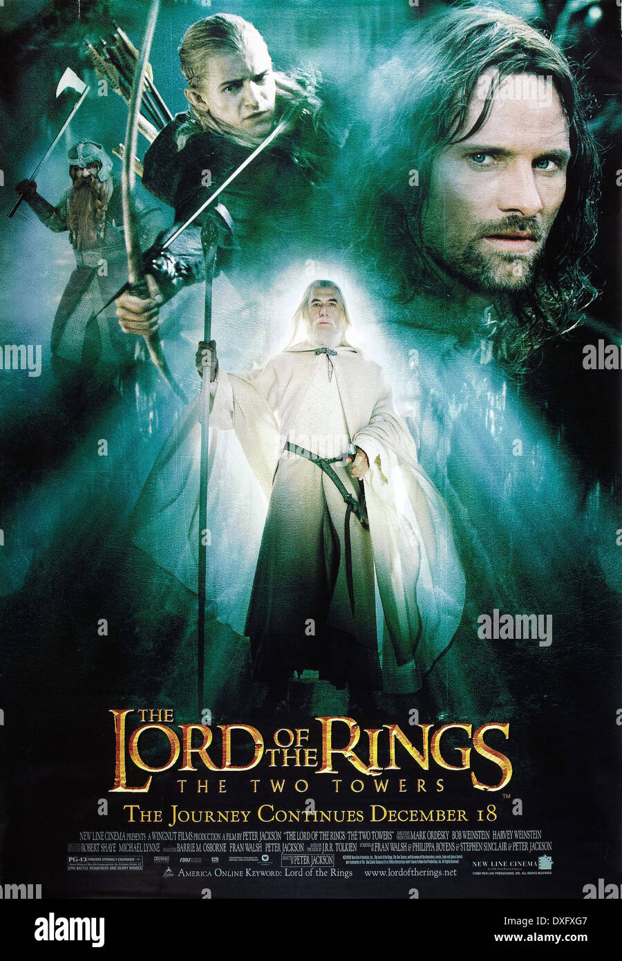 The Lord of the Rings : The Two Towers Stock Photo