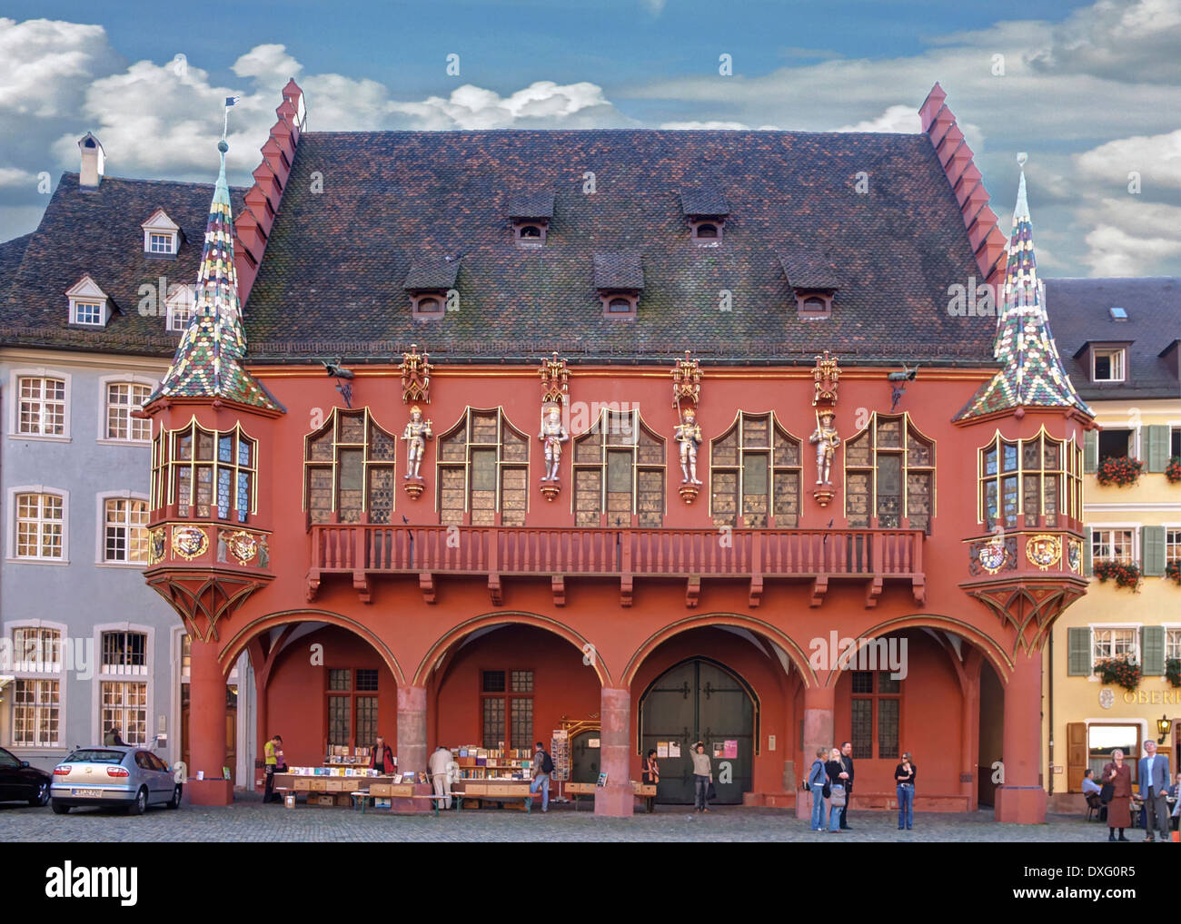 Historisches Kaufhaus Freiburg im Breisgau, Stock Photo